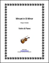 Minuet in B Minor P.O.D. cover